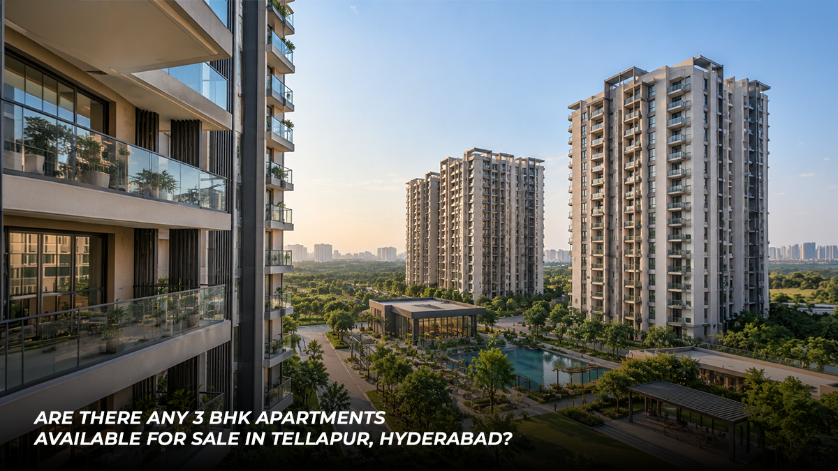 Are There Any 3 BHK Apartments Available for Sale in Tellapur, Hyderabad?